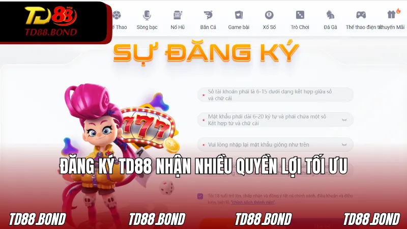 Kiểm tra mức độ trùng khớp các thông tin khi đăng ký TD88